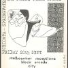 1973 - Flyer for Gay Pride Week Dance at Melbournian Receptions, Block Arcade, Friday 20 September 1973, designed by Julian Desaily - Source: Culture Victoria and Australian Lesbian and Gay Archives